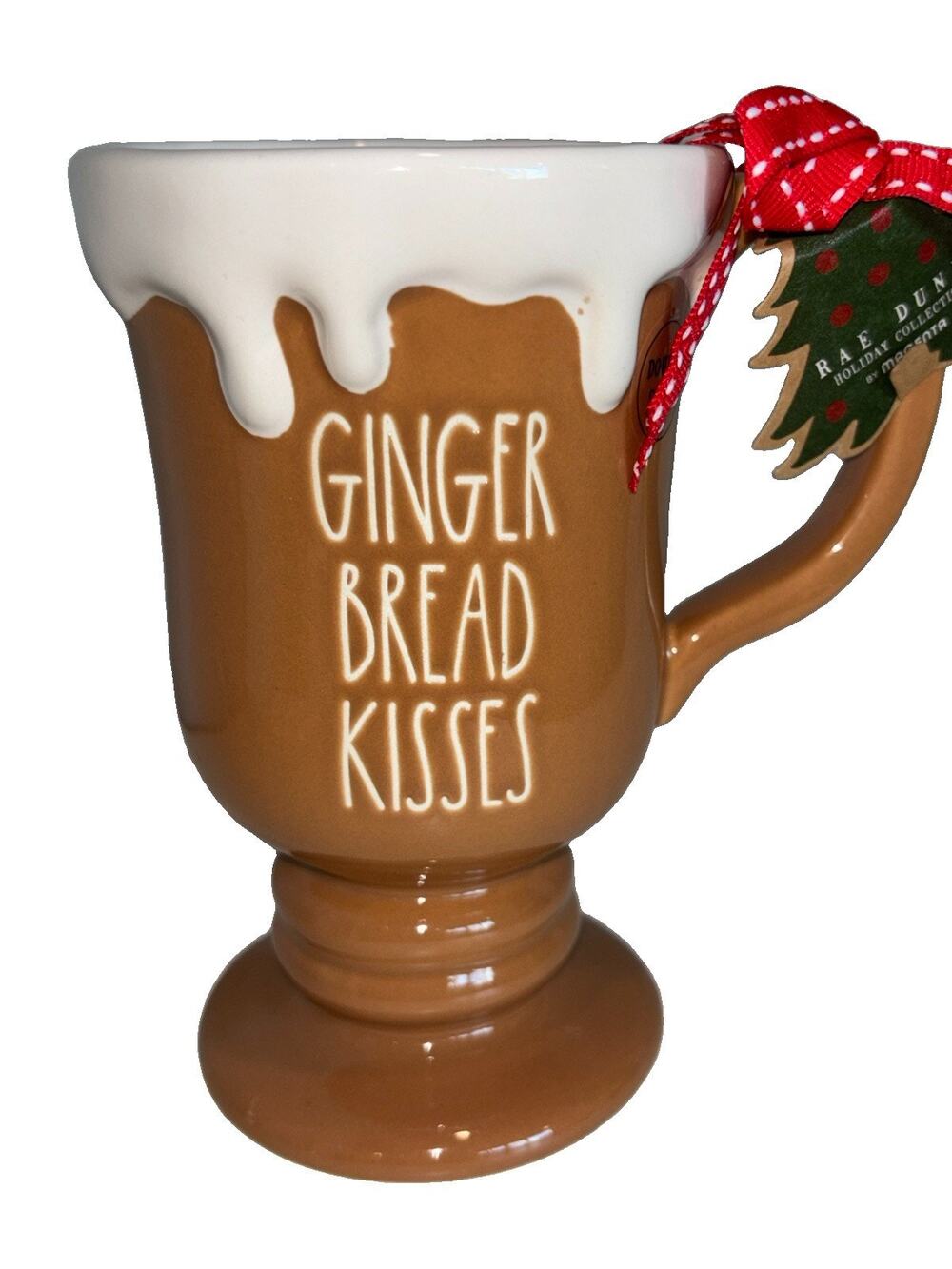 One Gingerbread Kisses Coffee Mug Double-Sided New Viral Rae Dunn Christmas